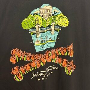 Johnny Cupcakes Boston City Graphic T Shirt New Size 3XL Bakery Newbury St